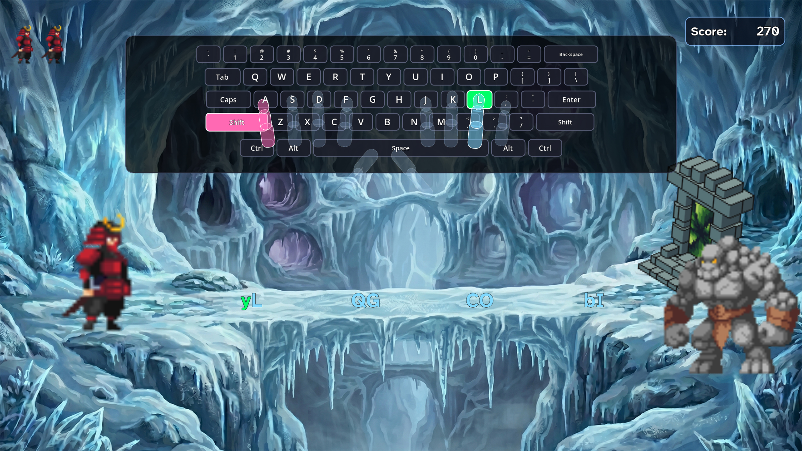 Type Shogun guided typing screenshot